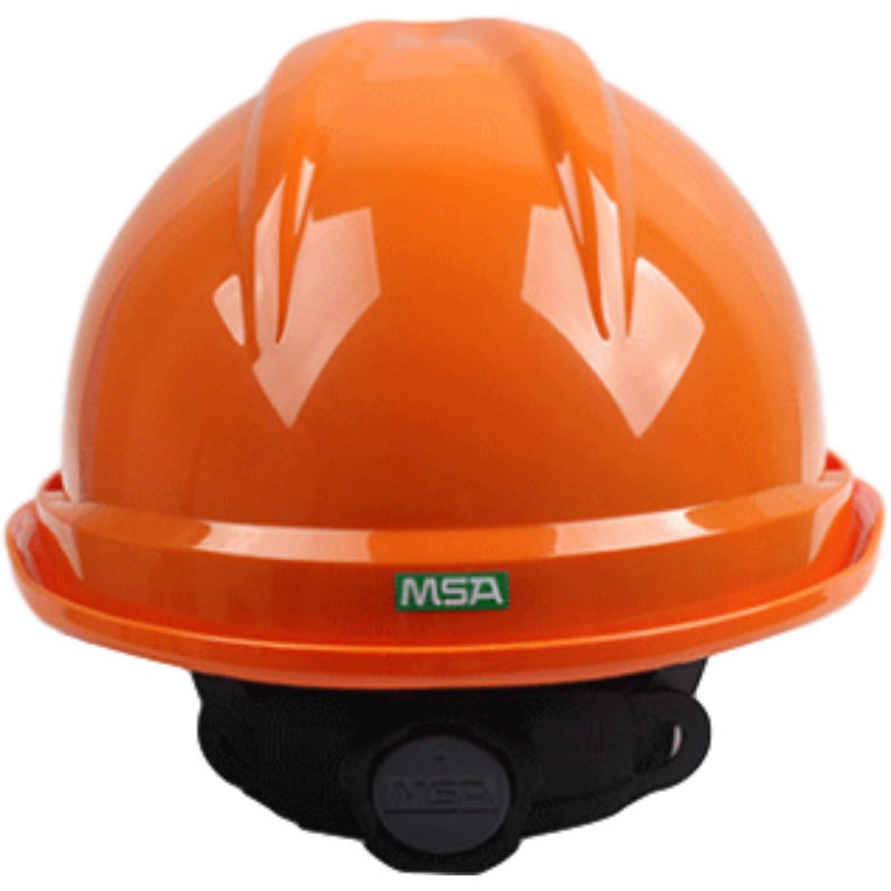 梅思安10172478豪华型有孔ABS橙色安全帽图3