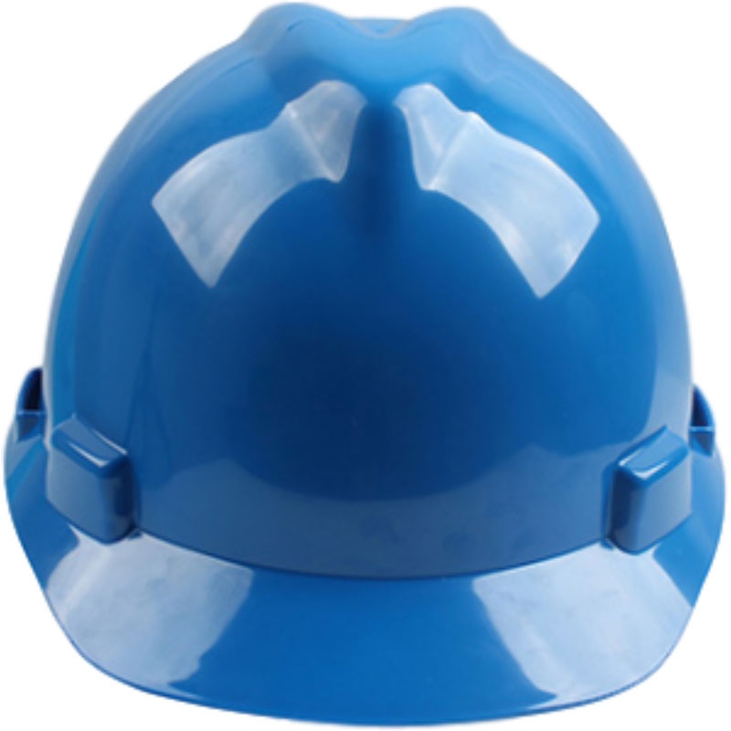 梅思安10193624标准型蓝色ABS安全帽 图2