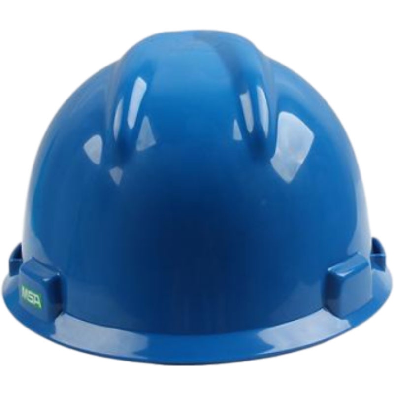 梅思安10193624标准型蓝色ABS安全帽 图5