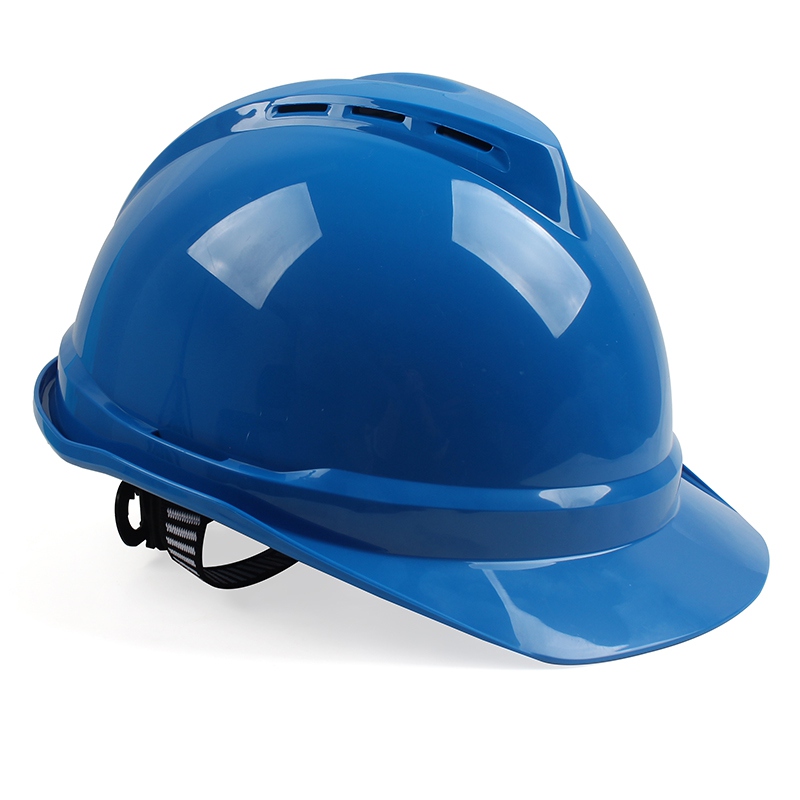 梅思安10193588豪华型蓝色PE安全帽图1