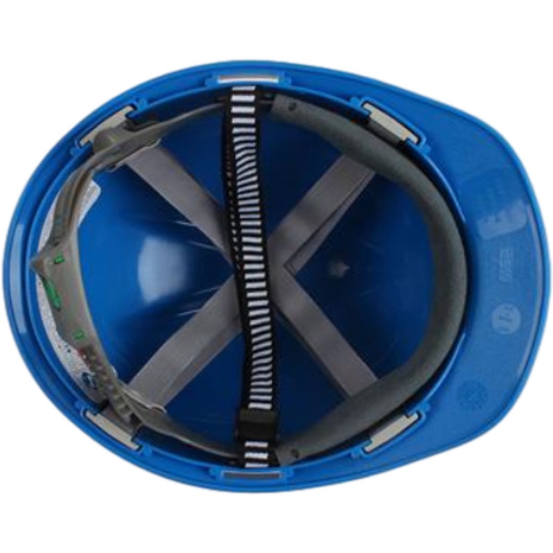 梅思安10146510标准型ABS蓝色安全帽 图4