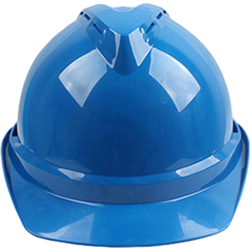 梅思安10193580豪华型蓝色ABS带透气孔安全帽图3