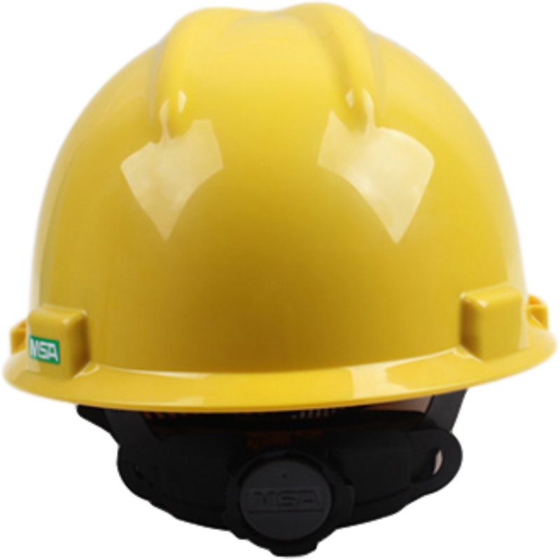 梅思安10193620黄色ABS标准型安全帽图5