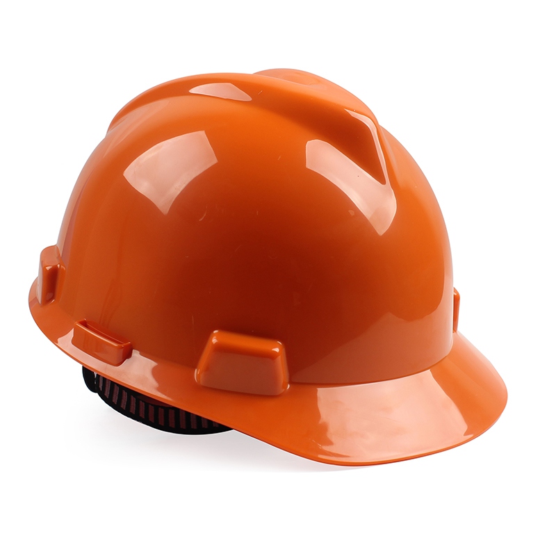 梅思安10193610橙色PE标准型安全帽 图5
