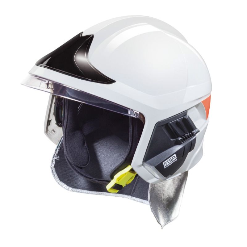 梅思安10158878白色消防头盔 图1