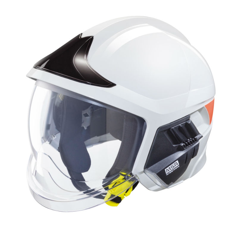 梅思安10158878白色消防头盔 图2
