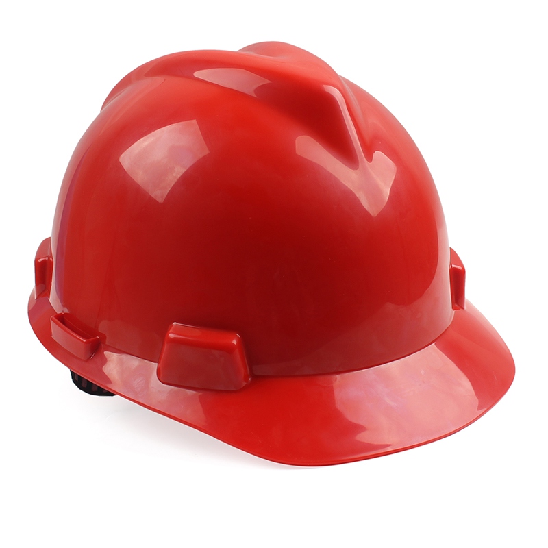 梅思安10146455红色标准PE安全帽图1