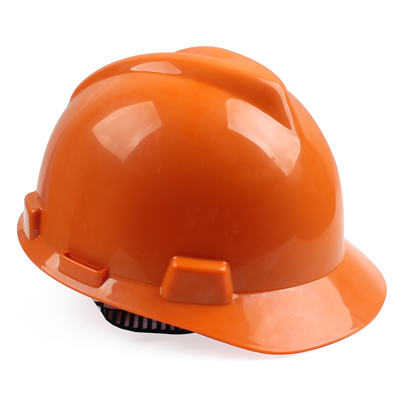 梅思安10146454橙色标准PE安全帽图2
