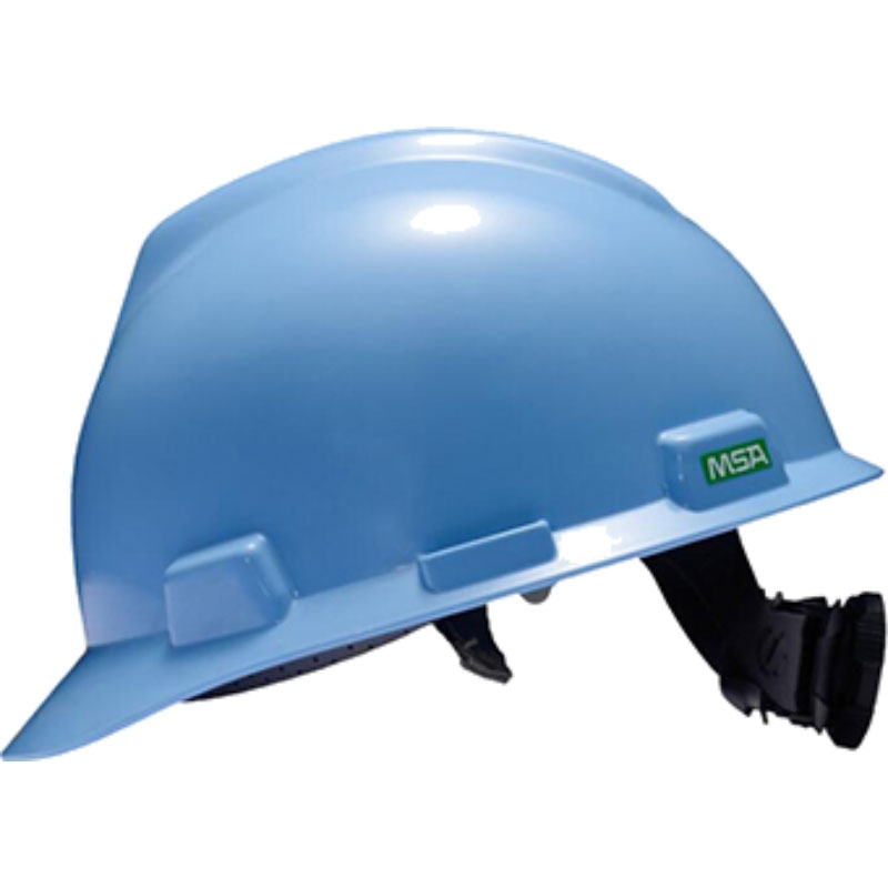 梅思安10166958湖蓝标准型ABS安全帽图3