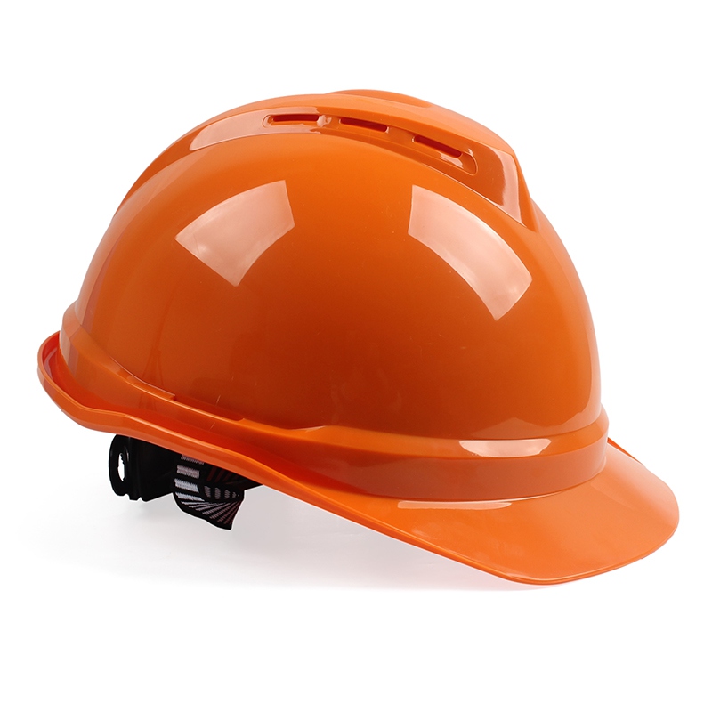梅思安10167260橙色豪华型有孔PE安全帽图2