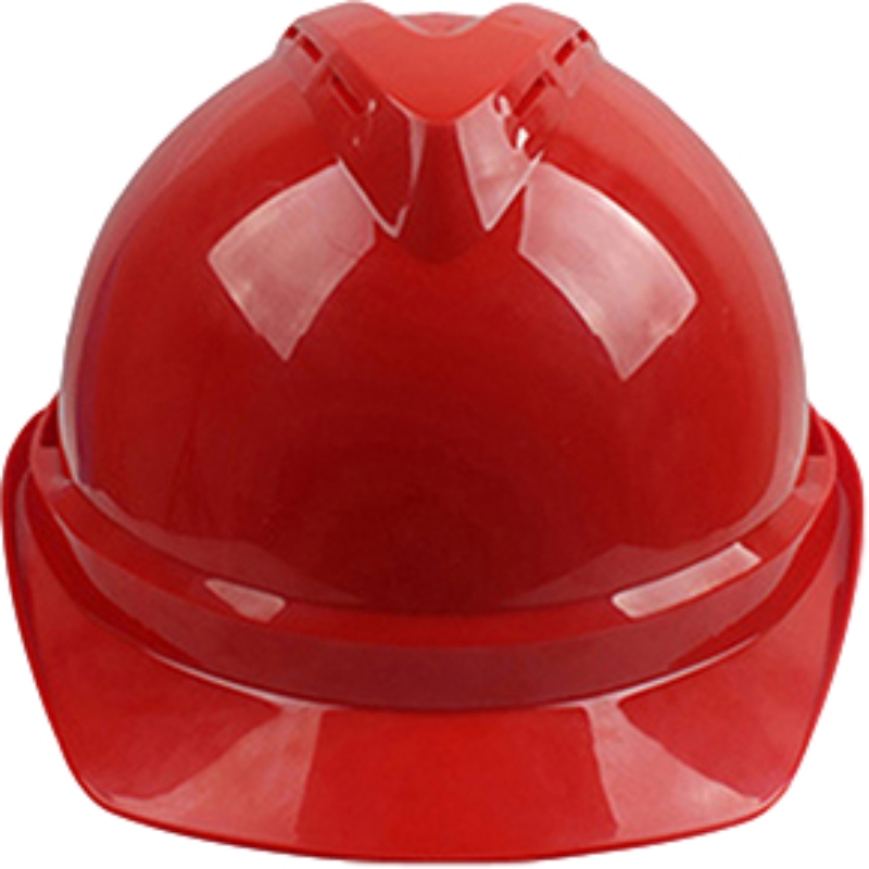 梅思安10167129红色豪华型有孔ABS安全帽图2