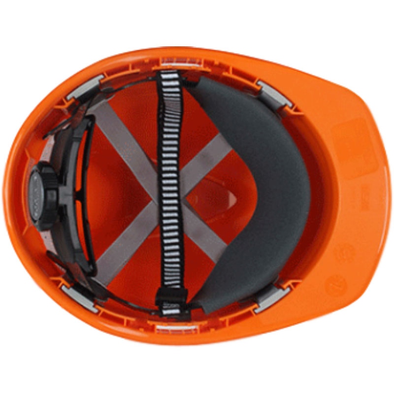 梅思安10167128橙色豪华型有孔ABS安全帽图5