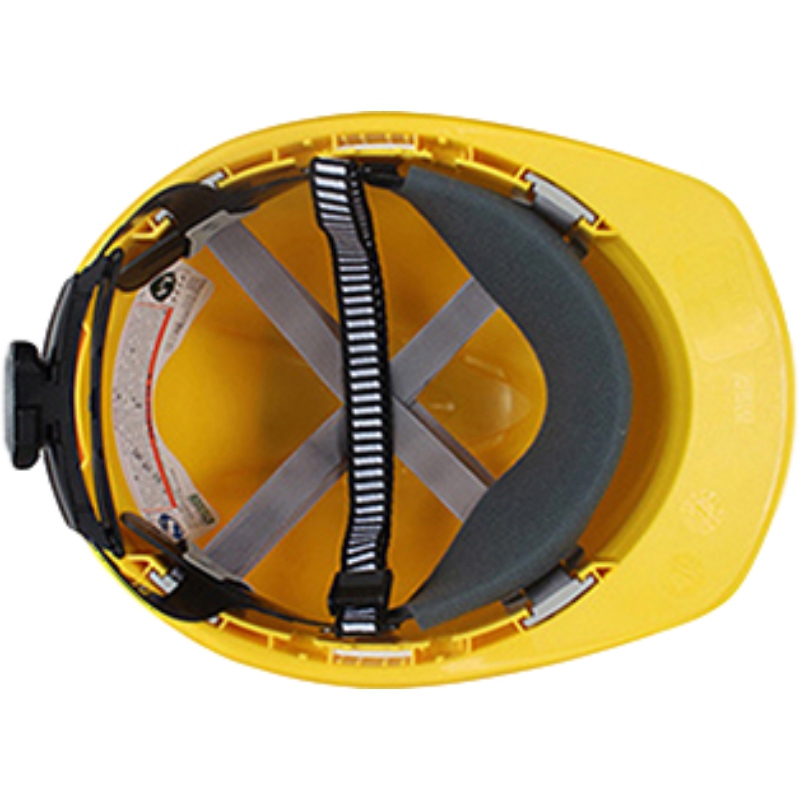 梅思安10167127黄色豪华型有孔ABS安全帽图3