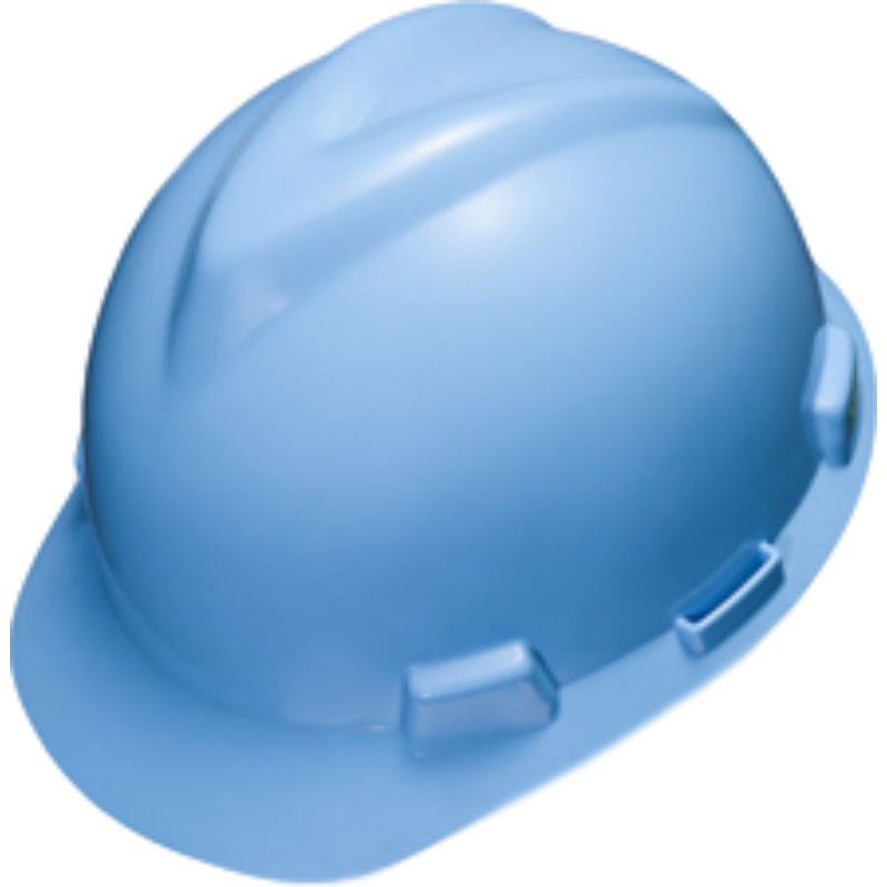 梅思安10146511湖蓝色ABS标准型安全帽图2