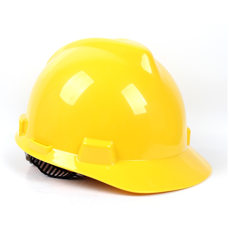 梅思安10146435黄色标准型PE安全帽图1