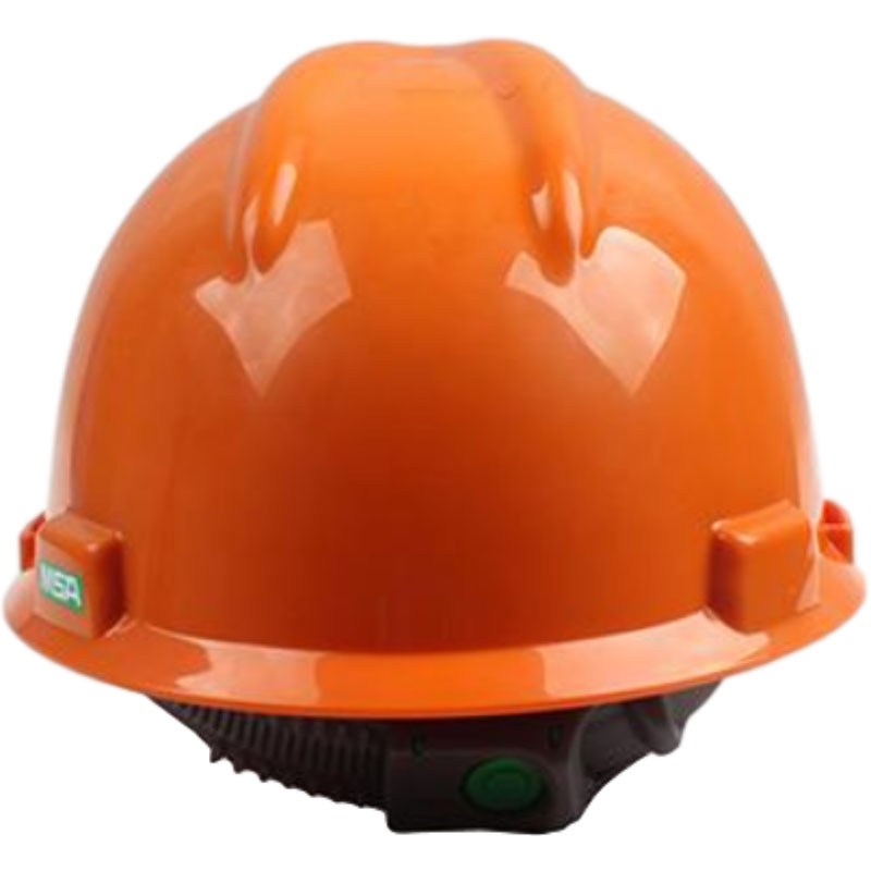 梅思安10146460橙色标准型PE安全帽图5