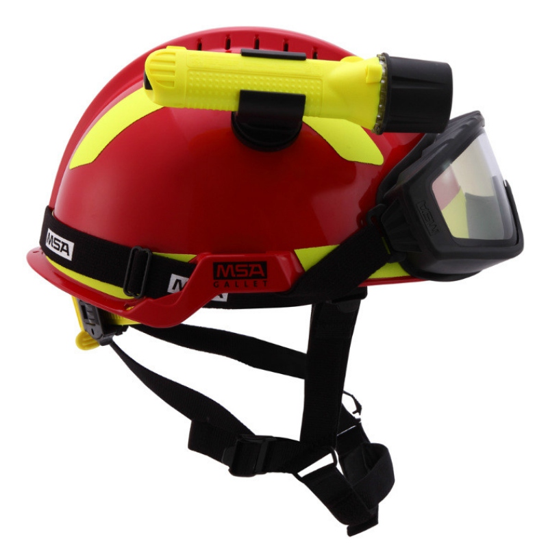 梅思安10164314橘红F2 XTREM救援消防头盔图1