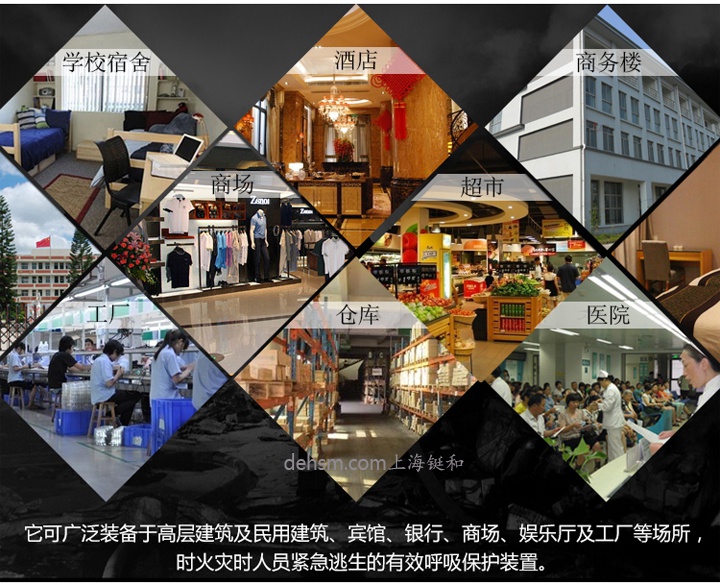 TZL30过滤式消防自救呼吸器使用领域