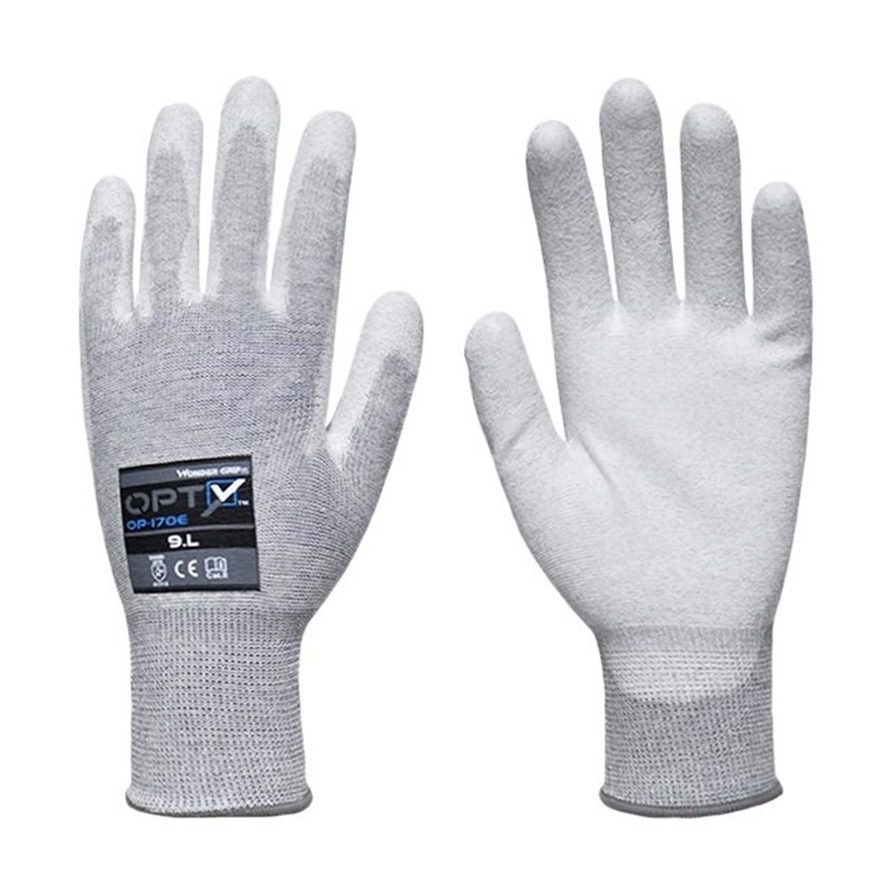 多给力OP-170e PU涂层耐磨防滑防静电手套图片2 多给力OP-170e PU涂层耐磨防滑防静电手套图片2