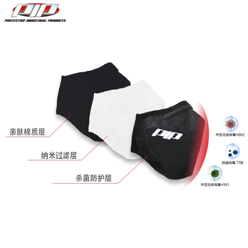 PIP 393-FCX10折叠耳带式可水洗防尘口罩图片2 PIP 393-FCX10折叠耳带式可水洗防尘口罩图片2
