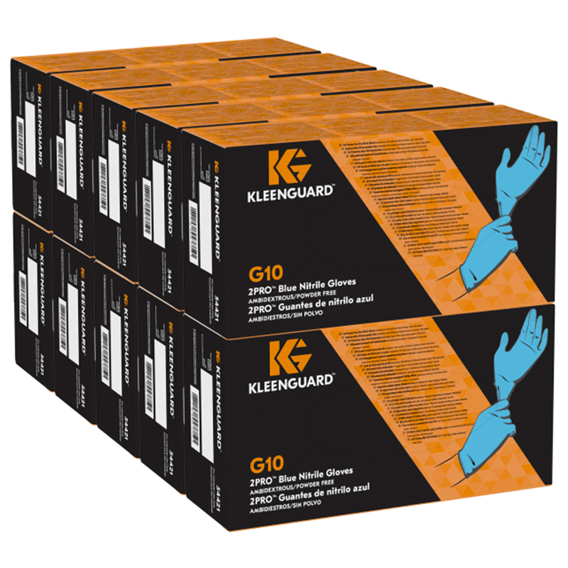 金佰利54423 KleenGuard G10蓝色2PRO一次性丁睛手套L图片3 金佰利54423 KleenGuard G10蓝色2PRO一次性丁睛手套L图片3