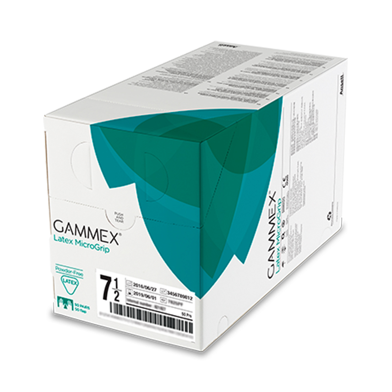 安思尔GAMMEX Latex MicroGrip 330055075无粉末乳胶外科手套图片2 安思尔GAMMEX Latex MicroGrip 330055075无粉末乳胶外科手套图片2