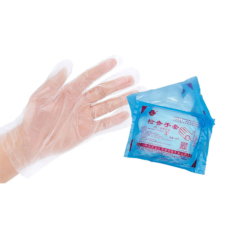 科美B型一次性PE薄膜医用检查手套图片1