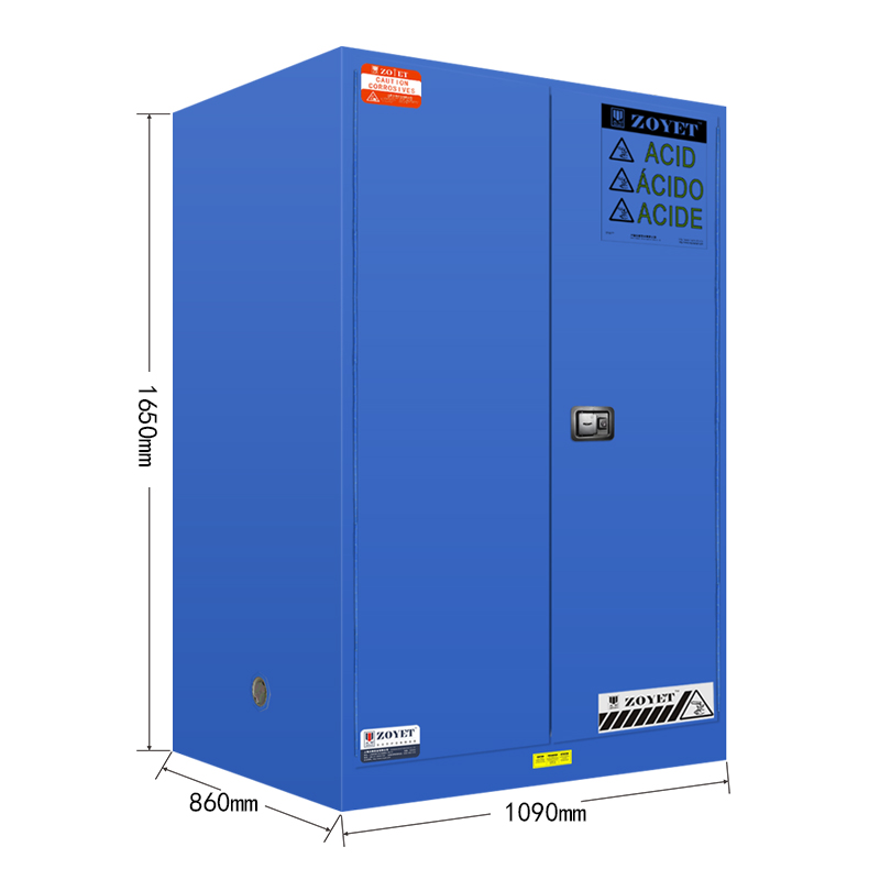 ZOYET众御ZYC0090B弱腐蚀性液体防火安全柜90Gal/340L图片4 ZOYET众御ZYC0090B弱腐蚀性液体防火安全柜90Gal/340L图片4