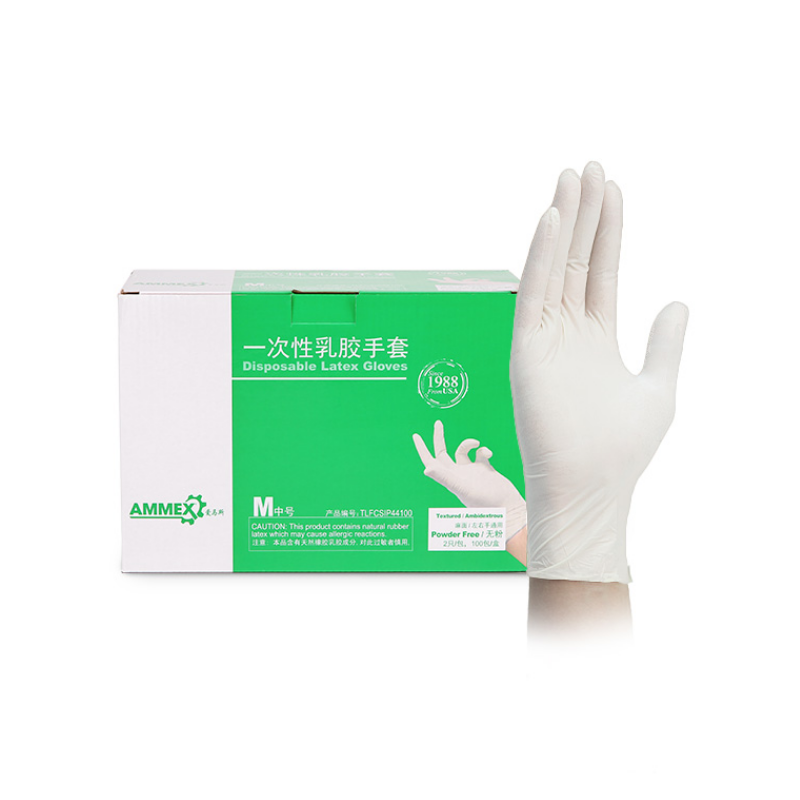 爱马斯TLFCSIP46100灭菌一次性乳胶手套
