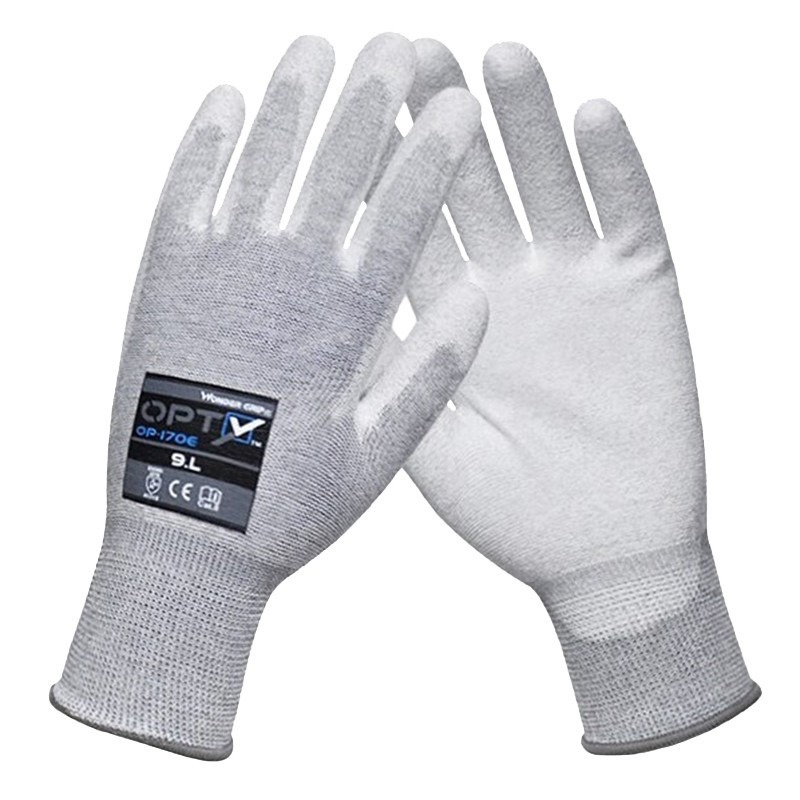 多给力OP-170e PU涂层耐磨防滑防静电手套