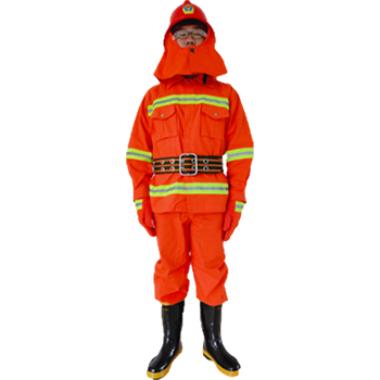 宇安消防 97式战训服橘红色五件套