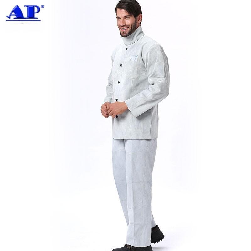 友盟AP-3230牛二层皮全皮焊工服裤子