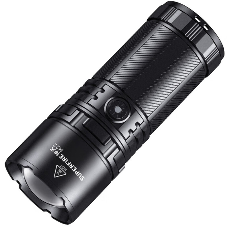 神火M22前后双灯照明伸缩变焦手电筒