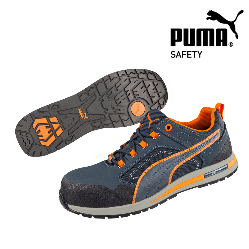 PUMA彪马643100安全鞋皮面防滑防砸防刺穿劳保鞋