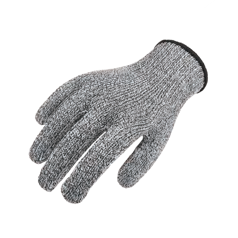 思卫尔1121加厚款麻灰色10针HPPE玻璃纤维防割手套