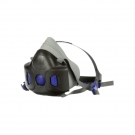 3M HF-802硅胶半面罩防毒面具中号Secure Click面罩本体