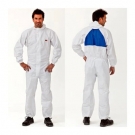 3M50198白色带帽连体防护服 