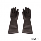 威蝶36A-1黑色耐酸碱乳胶手套