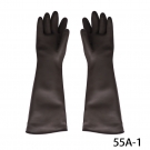 威蝶55A-1黑色耐酸碱乳胶手套