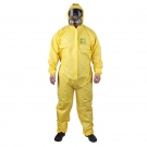 微护佳MG2300黄色标准型有帽连体防护服YY23-B-99-111-04