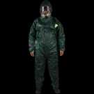微护佳MC4000 GR40-T-99-111-03绿色双袖连体防护服