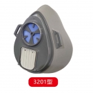 一护3201硅胶单滤棉防尘面具
