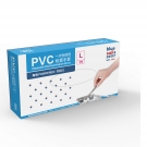 蓝帆医疗一次性透明有粉PVC手套