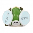 劳卫301-3双滤盒半面罩防尘面具