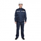 永霏带反光条阻燃防护服套装