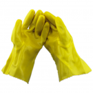 春蕾28-3棉毛浸塑耐酸碱PVC手套