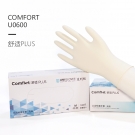 友利格舒适COMFORT PLUS U0600一次性无粉乳胶检查手套