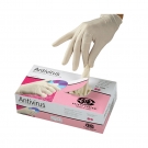 思而MA2014 ANTIVIRUS白色乳胶低粉一次性手套