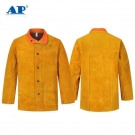友盟AP-2130金黄色全皮焊工服上衣