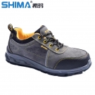 SHIMA希玛D16002-1防砸防滑耐磨绒面牛皮安全劳保鞋